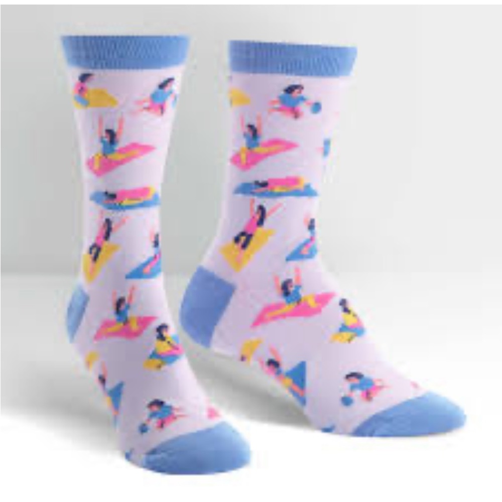 Sock It to Me Women's Pose Your Toes Crew Socks